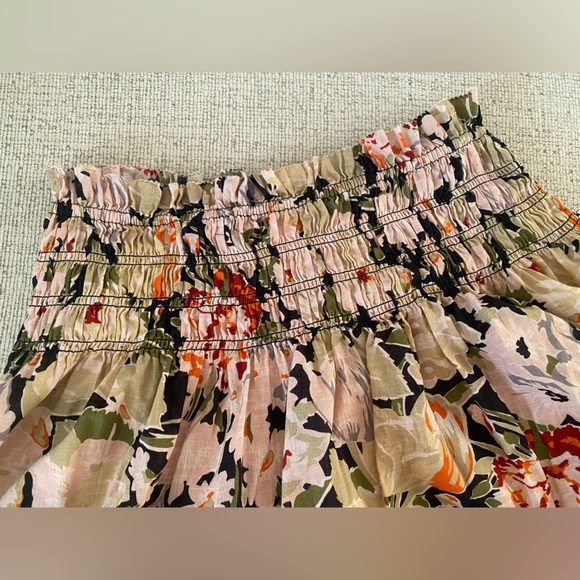 The Great. Canary Midi Skirt Vintage Rose - Picture 6 of 13